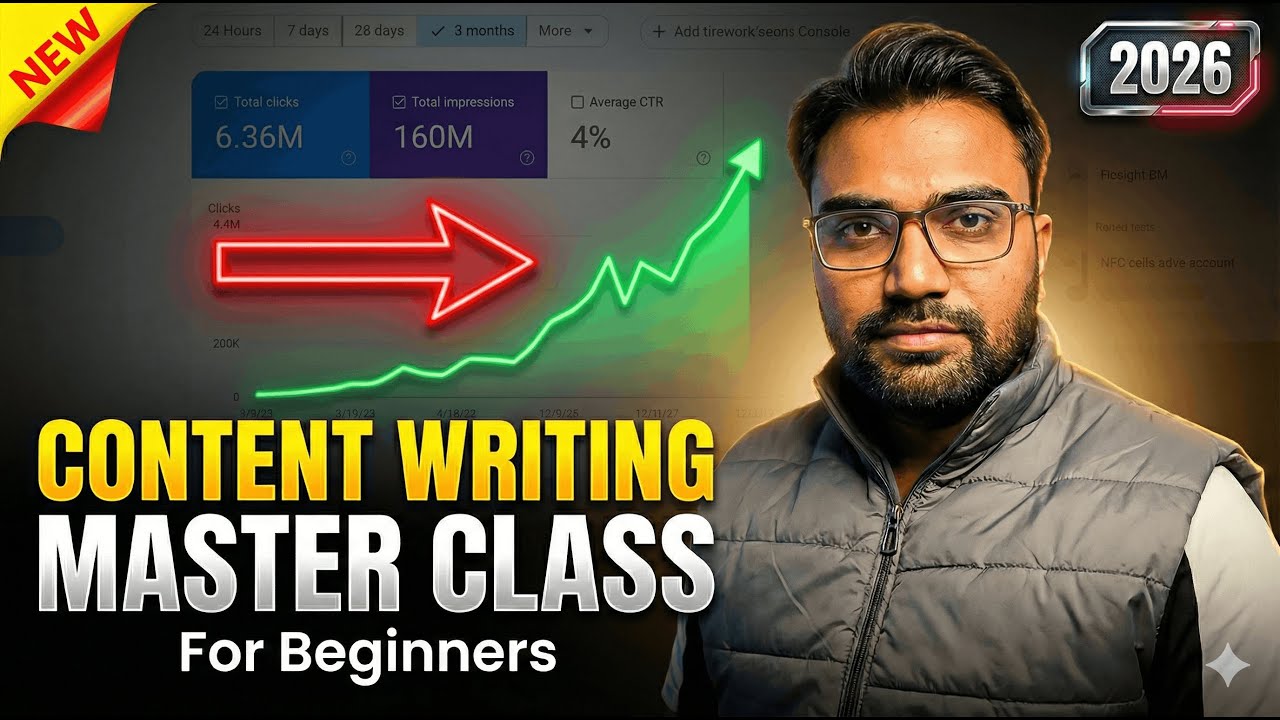 FREE Content Writing Tutorial 2026 | Content Writing कैसे करे? Complete Masterclass For Beginners