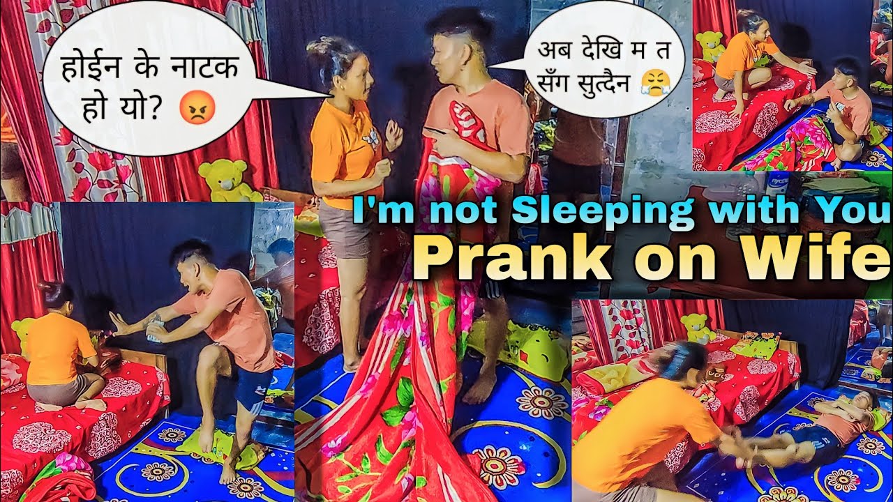 I'm not Sleeping With You Prank on Wife 😂 ||  Extreme Reaction 🔥 || Prank gone Wrong 🔴 @nypoleeofficial