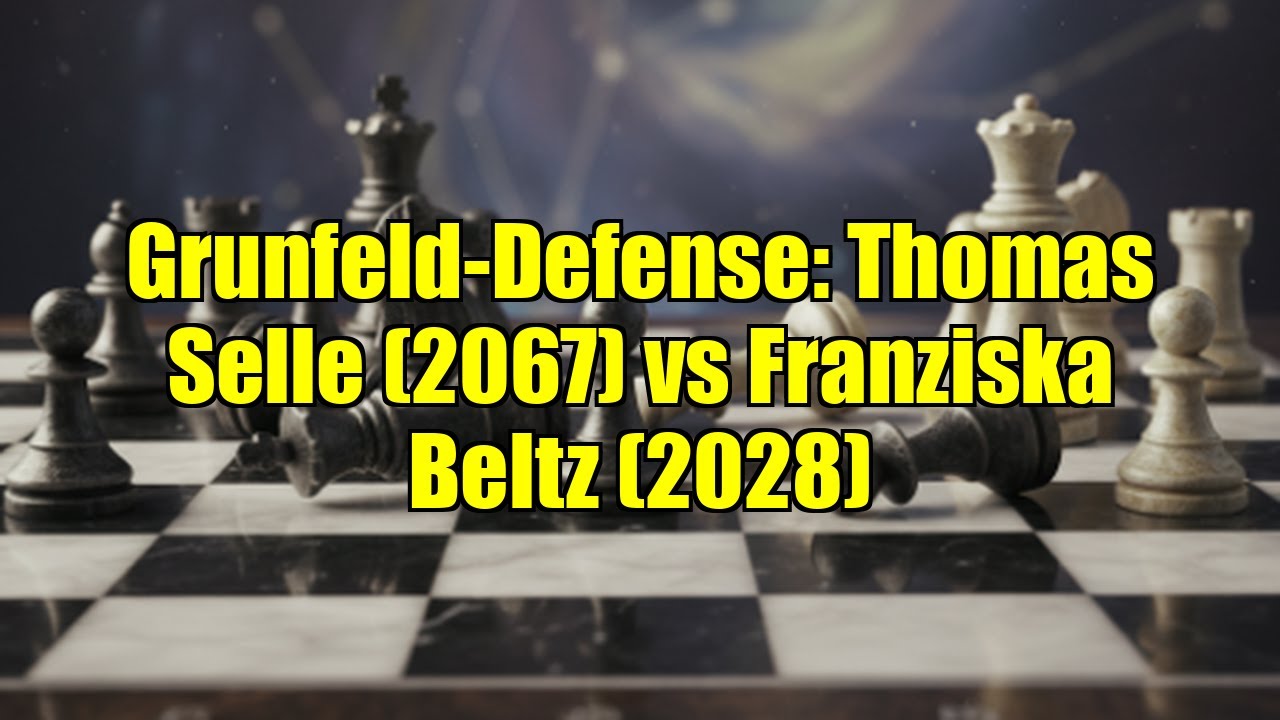 Grunfeld-Defense: Thomas Selle (2067) vs Franziska Beltz (2028)