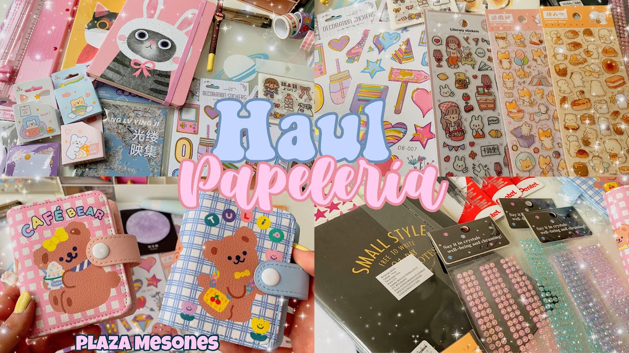 Haul Papelería💗 Plaza Mesones