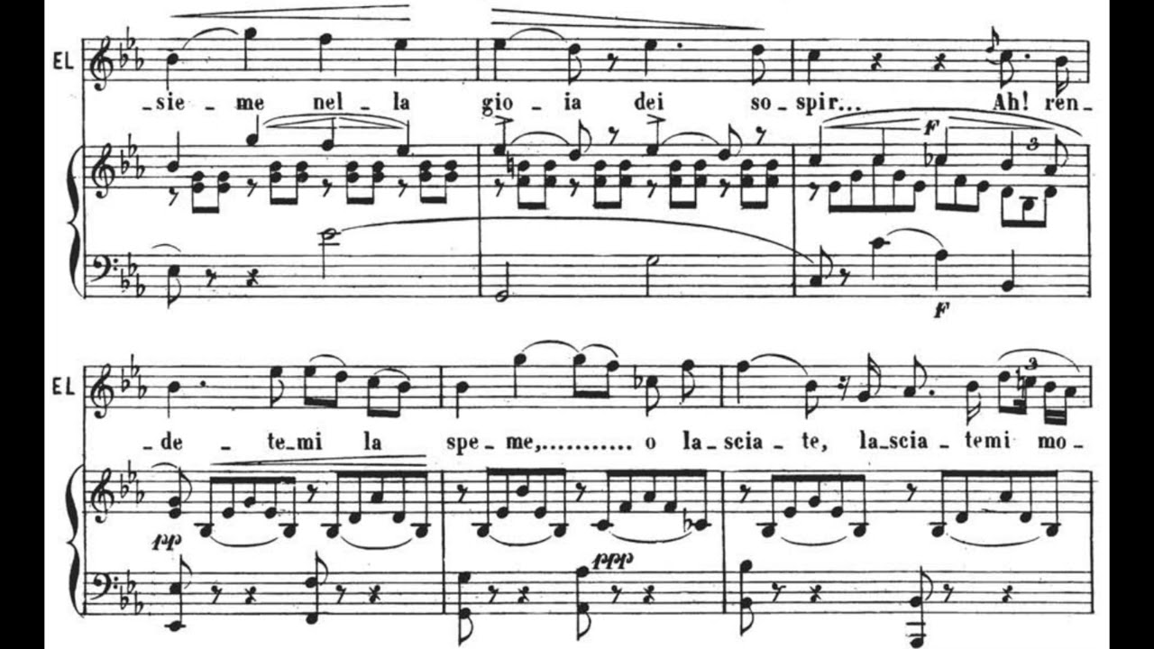 Marcella Sembrich - I Puritani: Qui la voce... Vien, diletto (1907) [score]