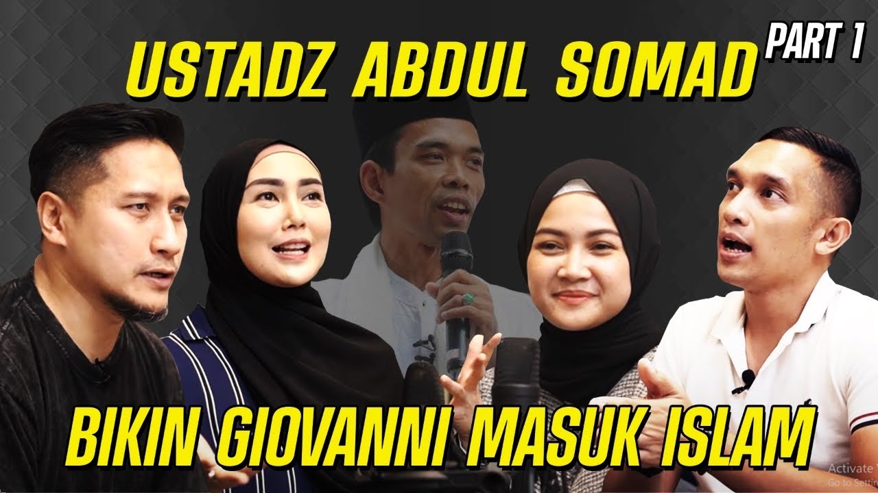 Hah? Ustadz Abdul Somad wasilah Giovanni Mualaf? Part 1 Giovanni Tobing (atas rachmat Allah)