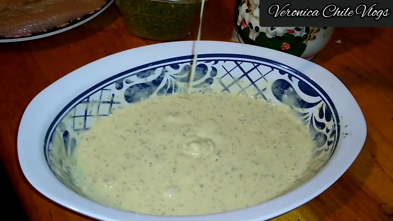 Pescado frito facil de hacer (mezcla) receta original a mi manera @veronicachile