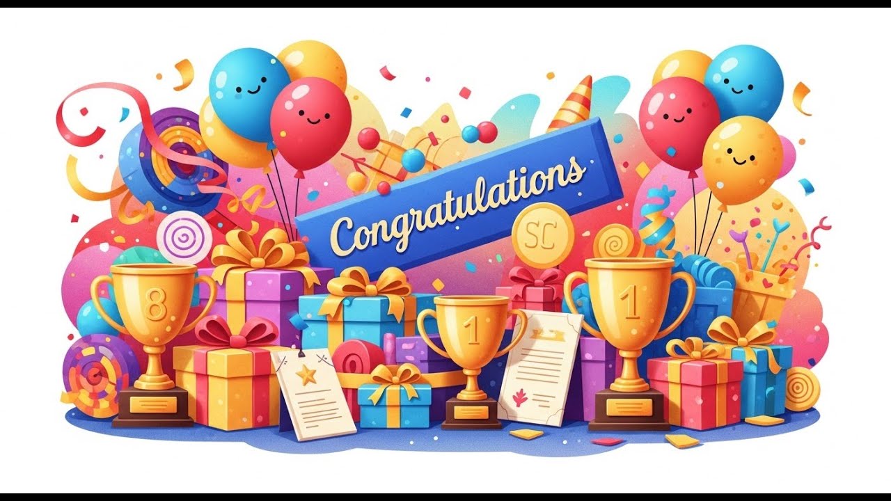 Writing a Message of  Congratulations