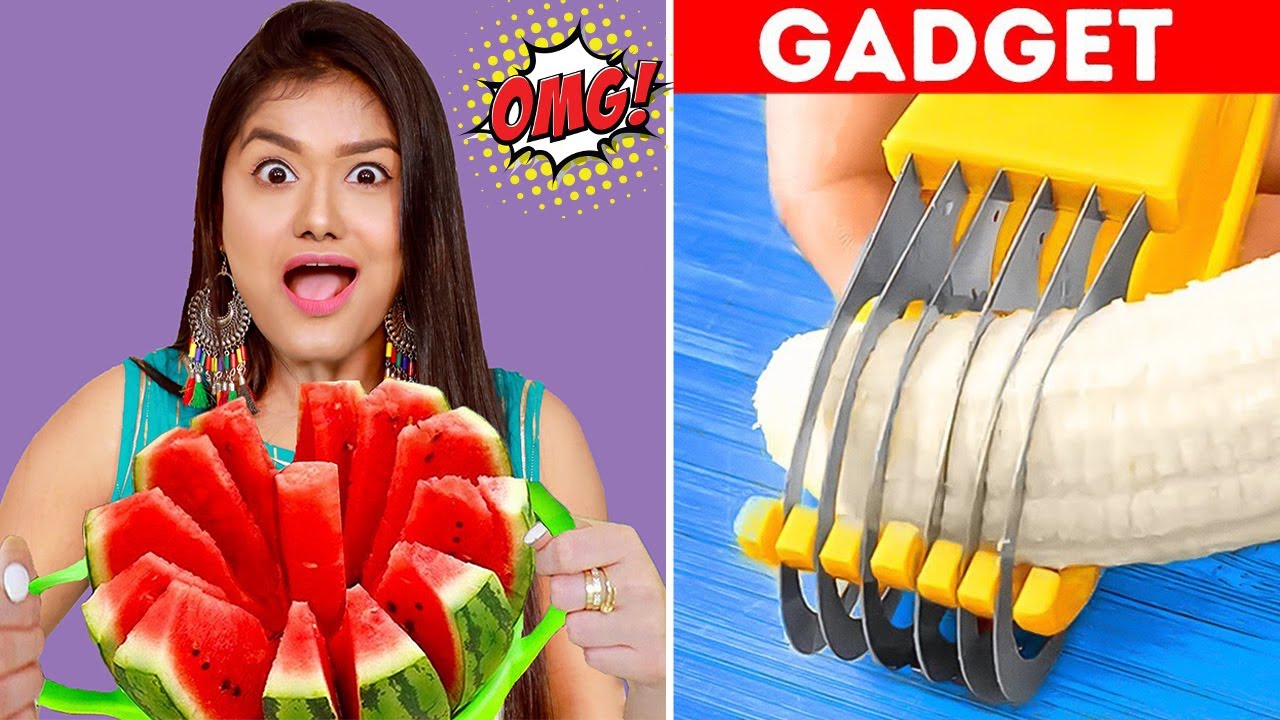 Trying Weird FOOD GADGET Hacks to see if they work | OMG! Kitchen Gadgets