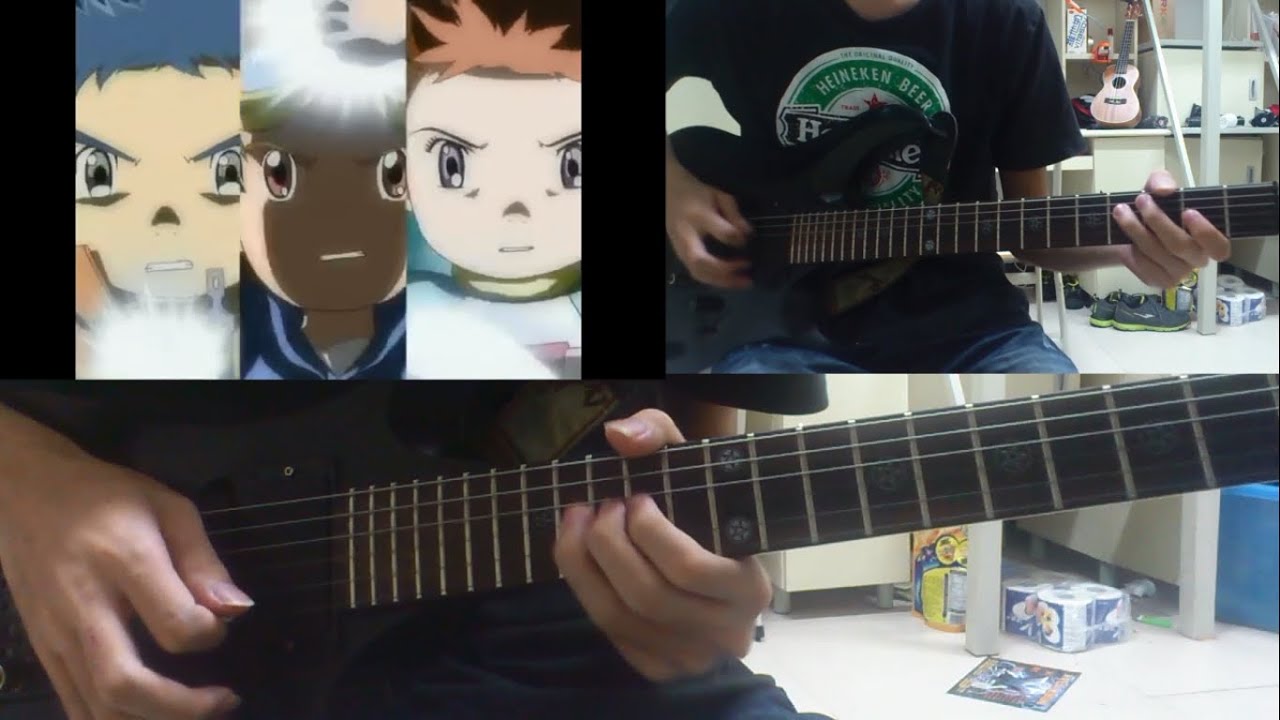 【SLASH!!】- Digimon Tamers （Guitar Cover by Berlin） デジモンテイマーズ ベストテイマーズ 挿入歌