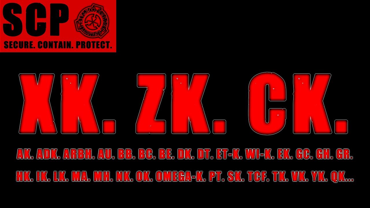 Сценарии SCP K-класса