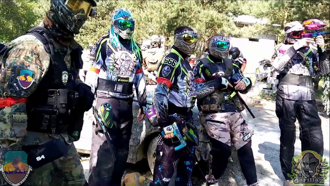 Farbensturm Berlin Gorillaz Paintball