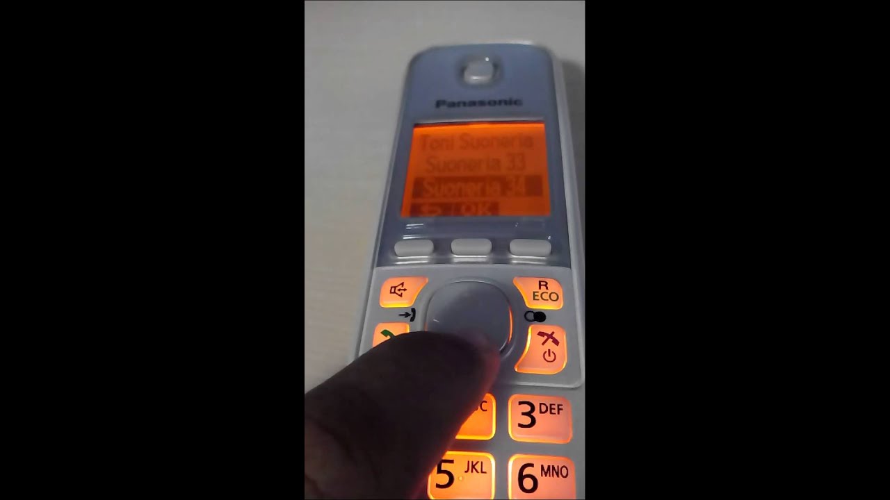 Panasonic cordless ringtones