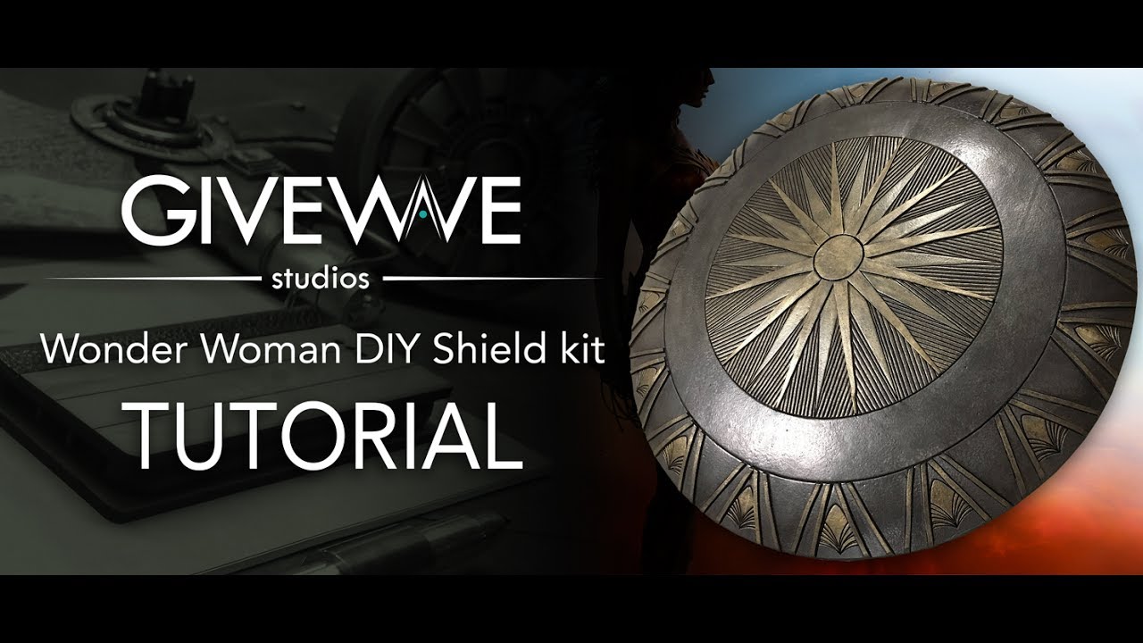 Wonder Woman movie Shield DIY kit ( TUTORIAL )