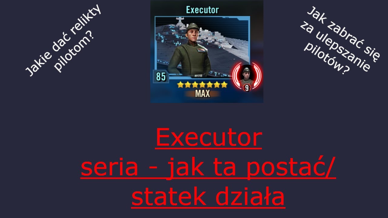 Executor - jakie dać relikty pilotom? Na co zwrócić uwagę przy jego ulepszaniu?