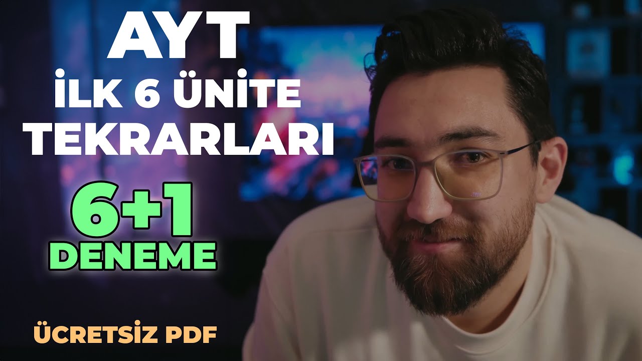 AYT İlk 6 Ünite Tekrarı | AYT'ye Başlamayan ve Devam Edenlere Tavsiyeler