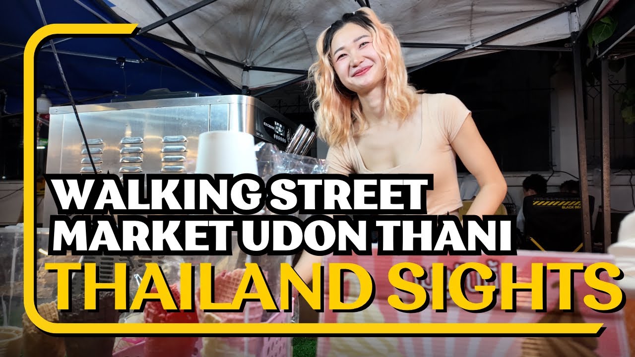 Walking Street Market in Udon Thani, Sightseeing