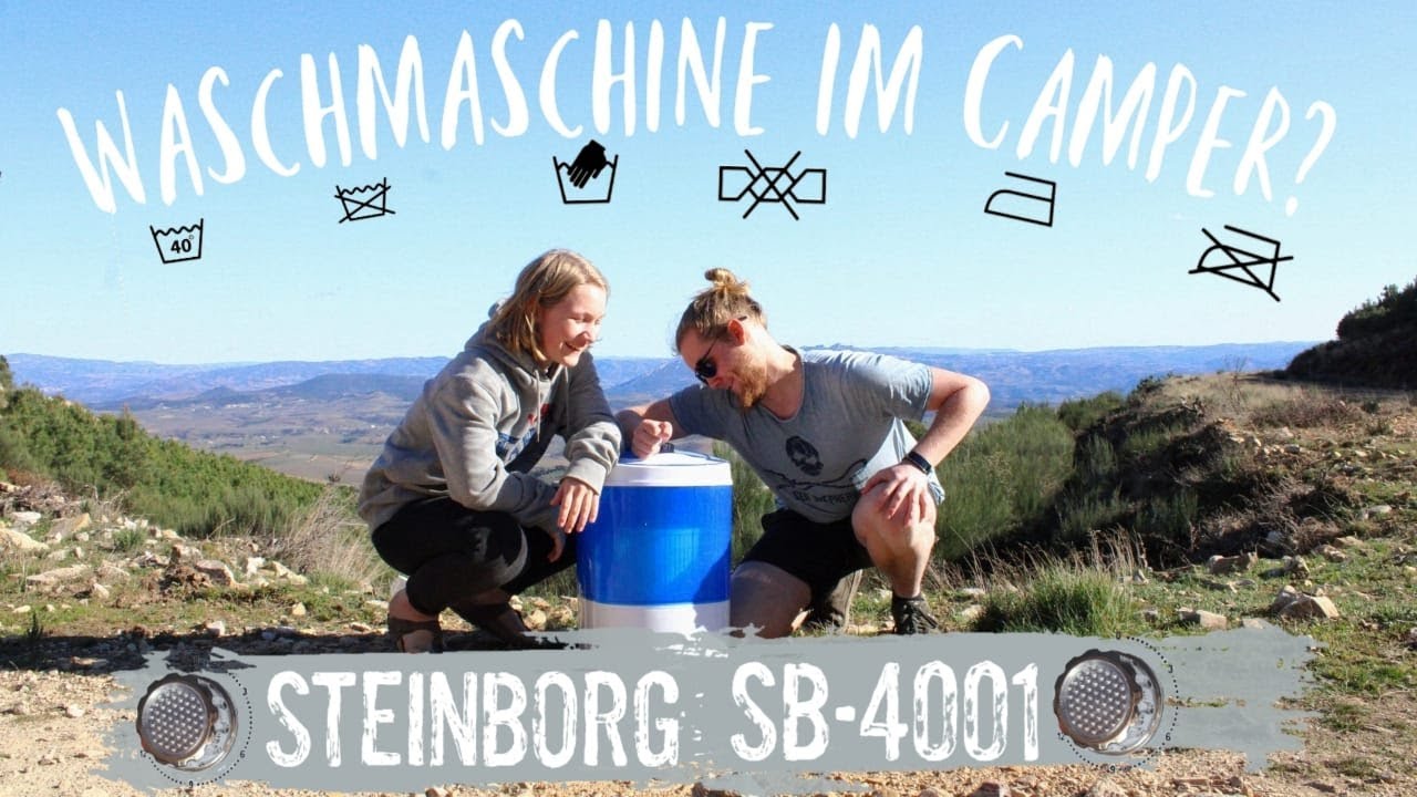 WASCHMASCHINE im CAMPER? - Steinborg SB-4001 unboxing - Campingwaschmaschine - Vanlife - unt4rwegs