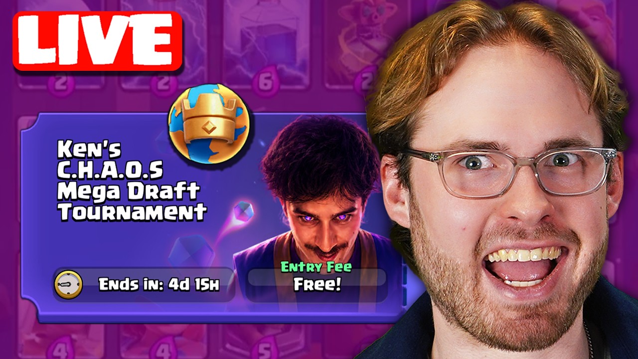 CHAOS MODE MEGA DRAFT GLOBAL TOURNEY IN CLASH ROYALE!