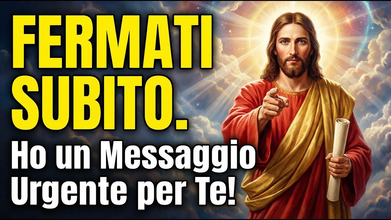 🔴 FERMATI SUBITO. Ho un Messaggio Urgente per Te (Non Ignorare) #gesù  #Dio #preghiera