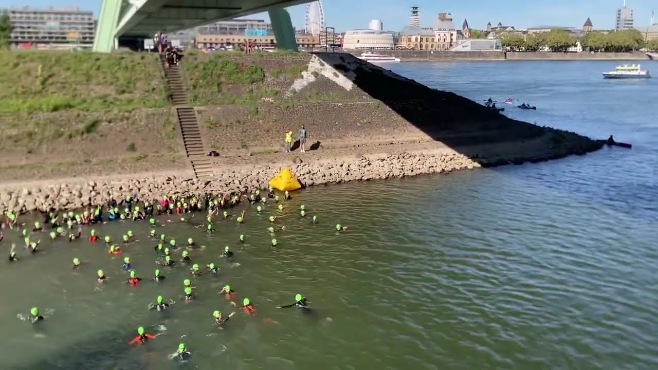 #colognegermany 7th. Sep 2025 KÖLN TRIATHLON 🏊🏻‍♀️🏊🏻‍♂️🚴🏻‍♂️🚴🏻‍♀️🏃🏻‍♀️🏃🏻‍♂️ #kölnerdom Video Part 1