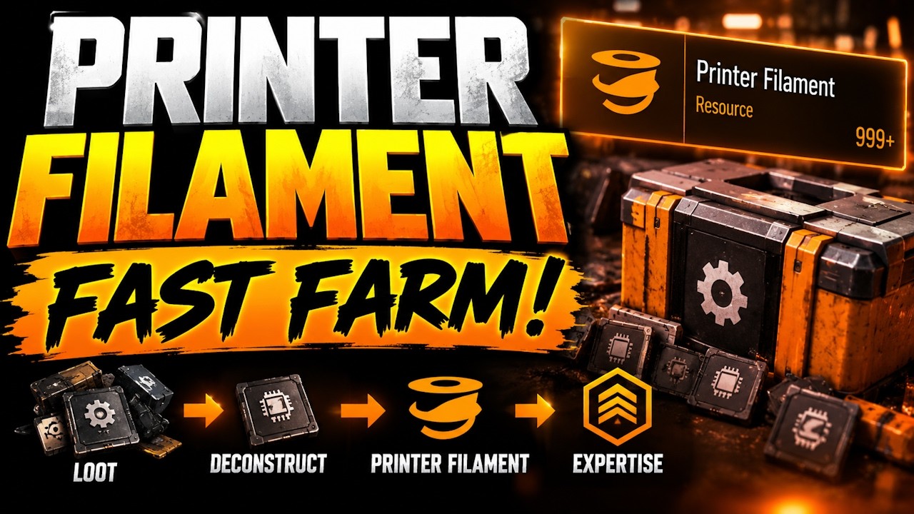 Fastest Printer Filament Farm for Expertise! | The Division 2