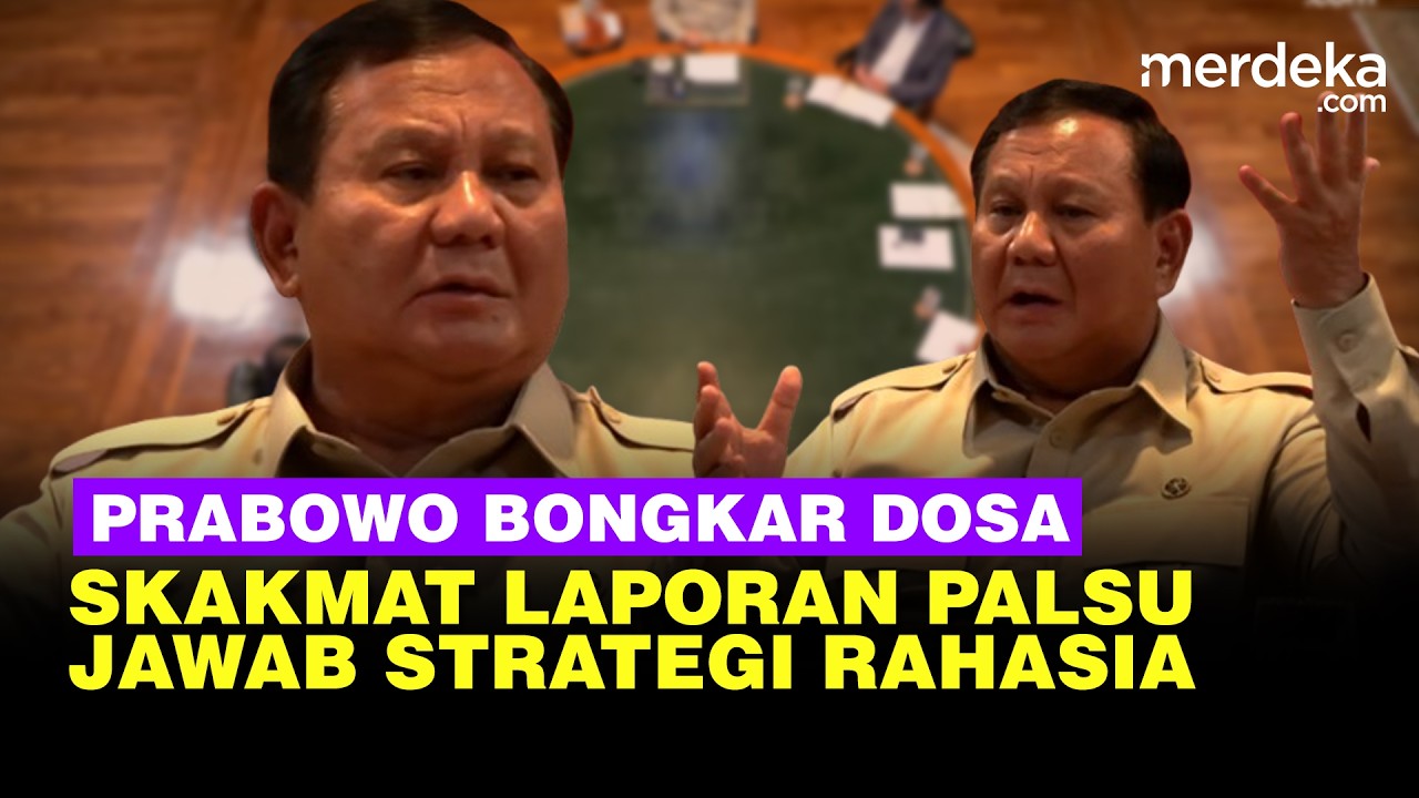 [FULL] Skakmat! Prabowo Bongkar Dosa Laporan Palsu & Jawab Strategi Rahasia Hadapi Perang Dunia