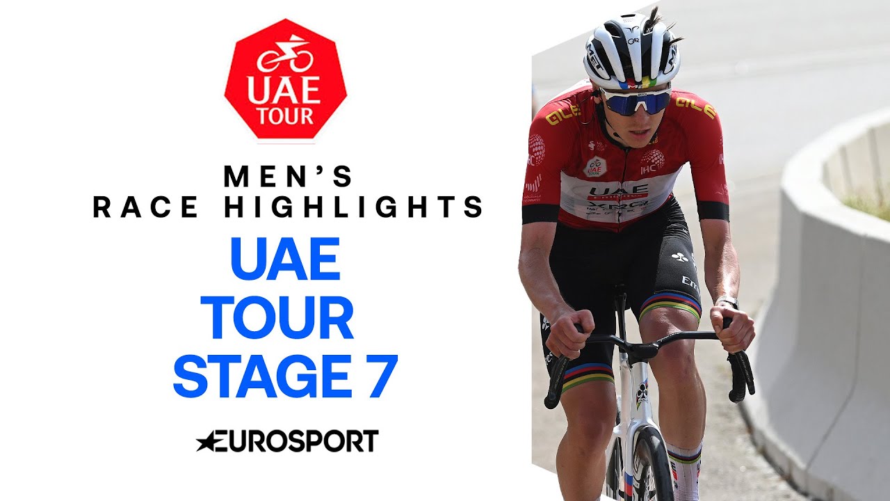 MASTERCLASS 🧙‍♂️ | Stage 7 Race Men's Highlights UAE Tour 2025 | Eurosport Cycling