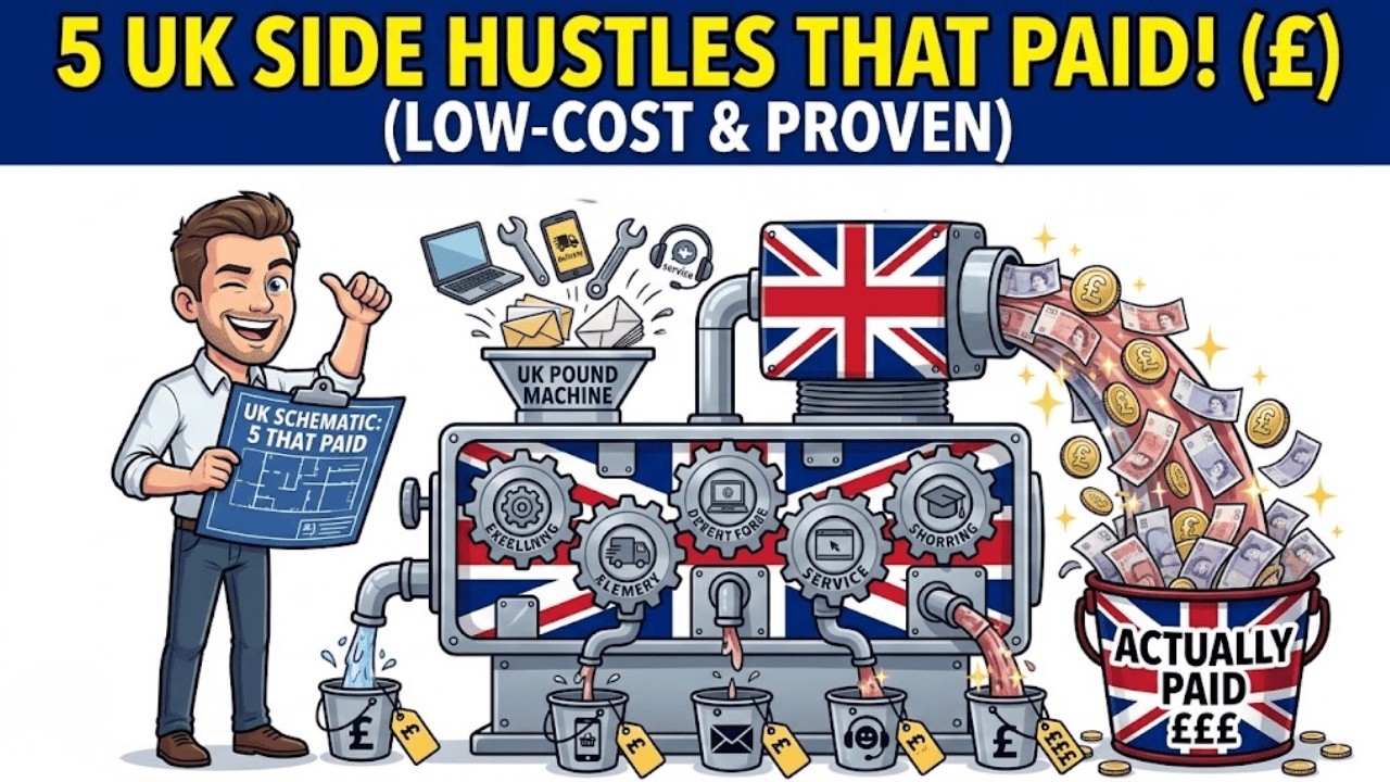 5 Low-Cost Side Hustles That Actually Pay in the UK