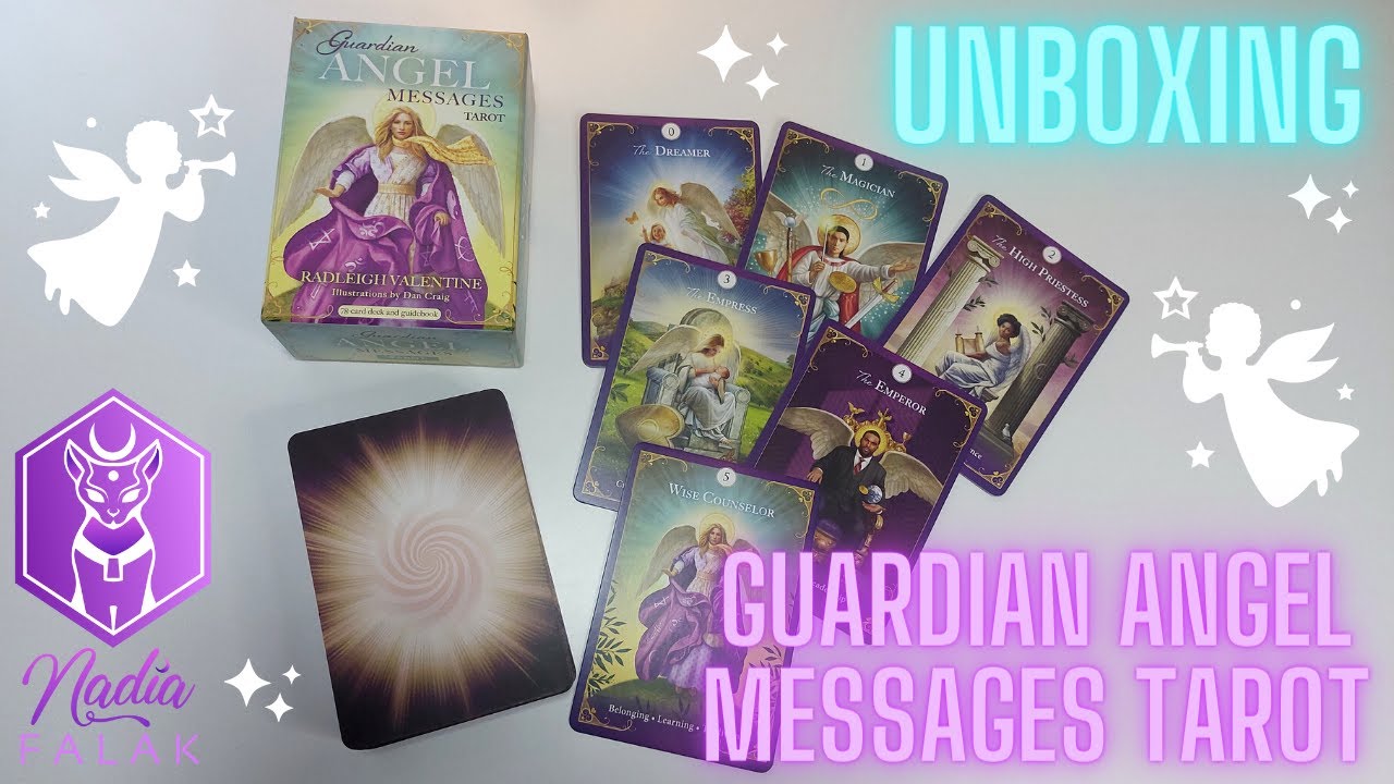 GUARDIAN ANGEL MESSAGES TAROT 😇 Unboxing y Reseña en Español ✨ Nadia Falak
