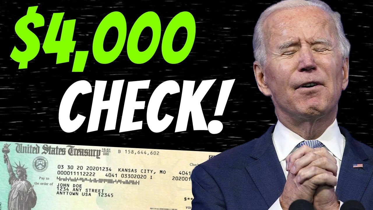 $4,000 Check! 4th Stimulus Check Update & Infrastructure Update | More Stimulus For ALL - Aug 5