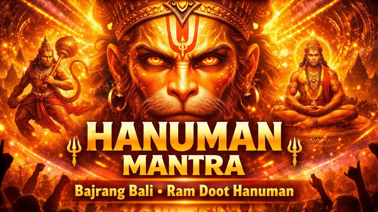 Powerful HANUMAN MANTRA 🔱 Bajrang Bali | Ram Doot Hanuman | Divine Trance Chant