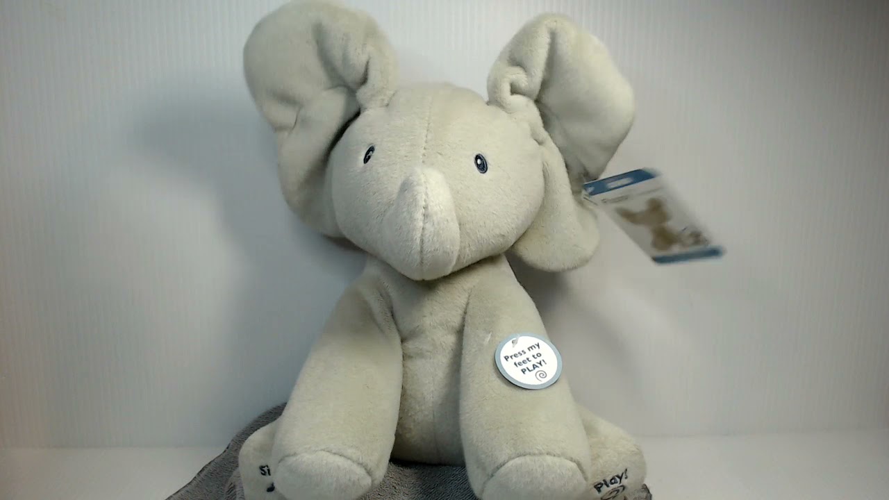 Baby Gund 'Flappy' the Elephant Sings and Plays Peek-a-Boo