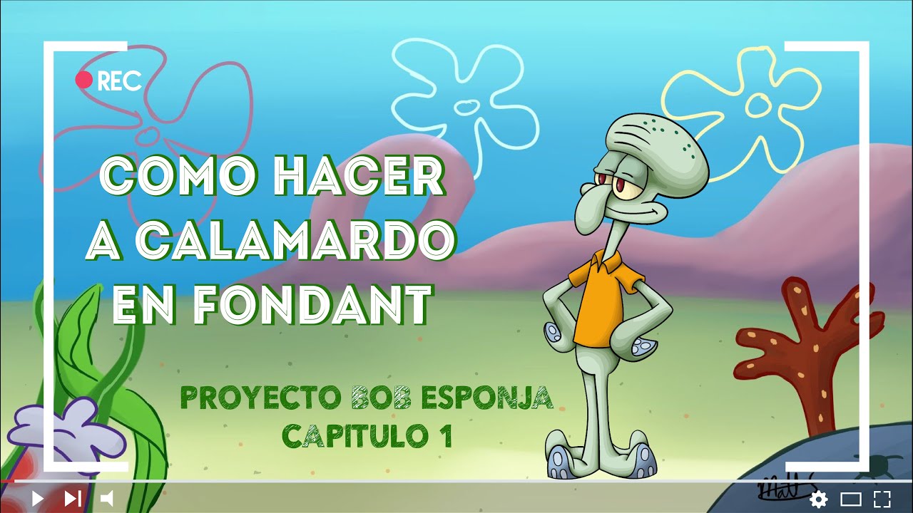Como hacer a Calamardo en Fondant | Proyecto Bob Esponja | Capitulo 01