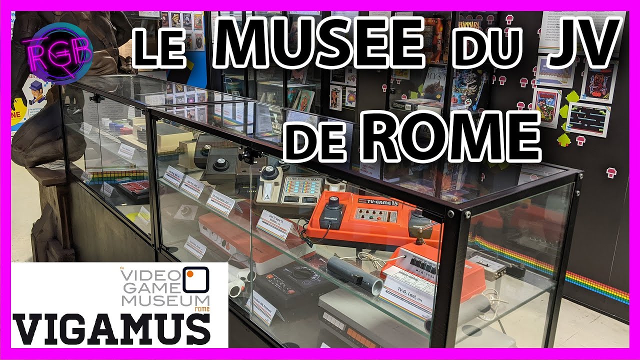 Visite du musée du jeu vidéo de Rome : retour en images !