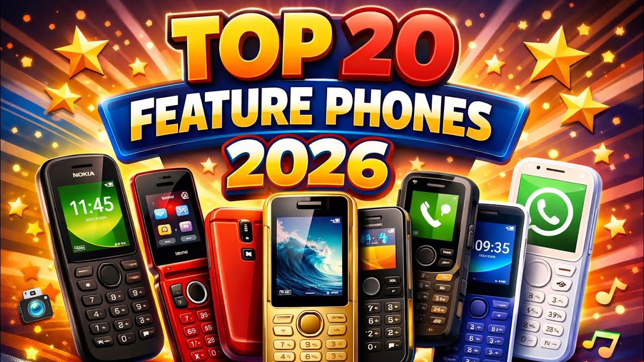 Top 20 Feature Phones 2026 🔥 | Best Keypad Mobiles in Pakistan