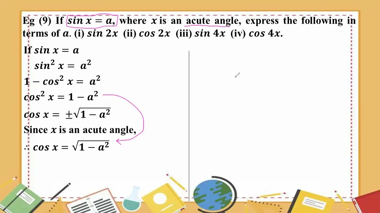# Grade 11 Math (new course) ch 10 (eg 9)