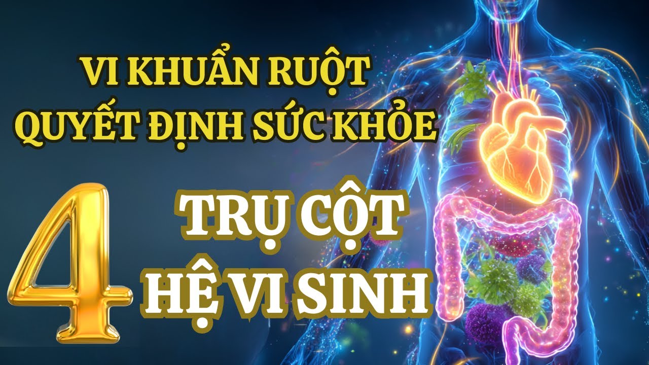 Ruột quyết định sức khỏe: Khám phá 4 trụ cột hệ vi sinh