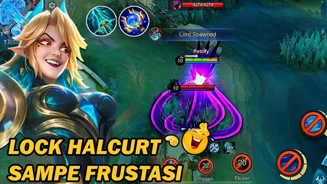 EUDORA MODE DENDAM!! LOCK HALCURT SI PALING JAGO SAMPE KESAL‼️- MLBB