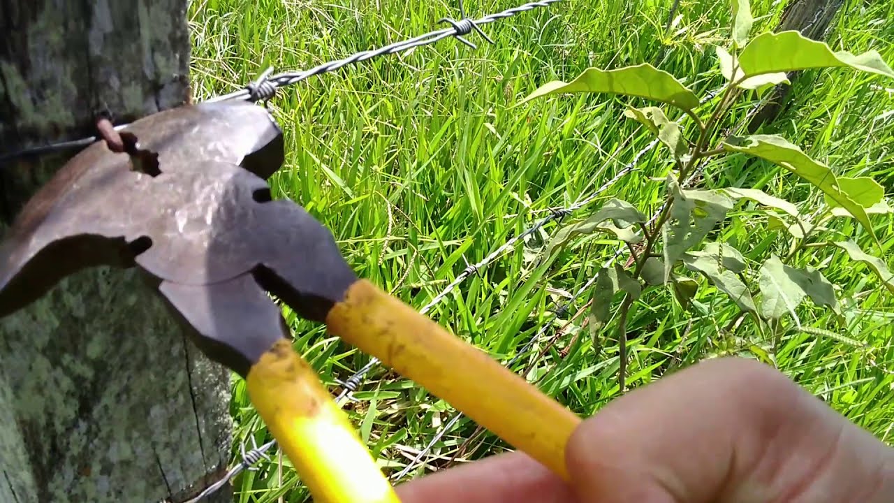 Como remover grampo de cerca & espaçamento entre arame
