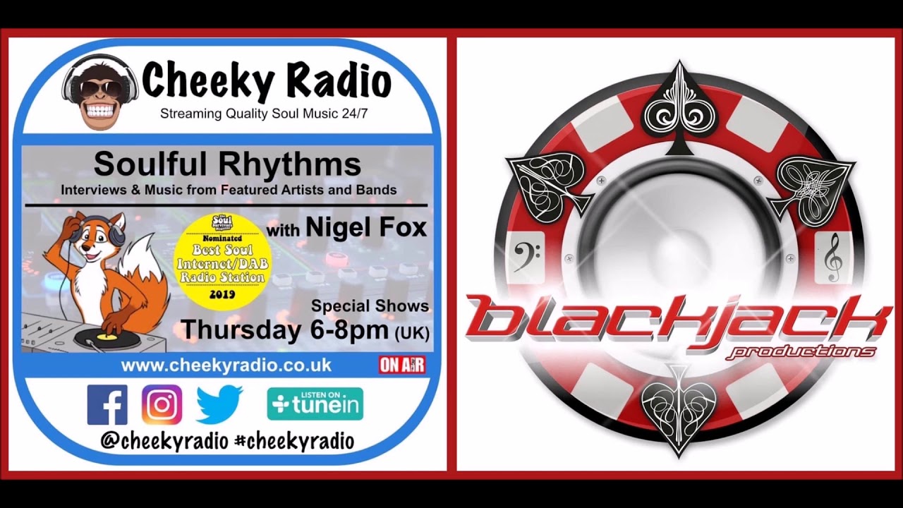Blackjack Interview with Nigel Fox on Cheeky Radio - 28/11/19