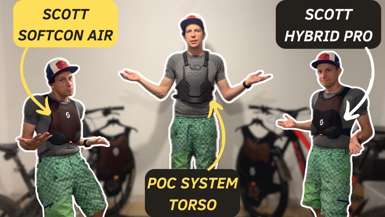 Auf der Suche nach dem perfekten Torso-Protektor: Scott Softcon vs. POC System