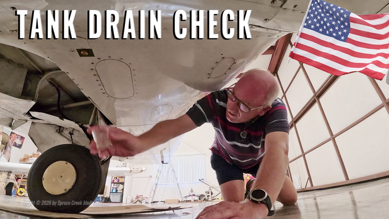 Wasser im Flugzeugtank? Pilot muss drainen vor dem Flug? Wie geht das denn?