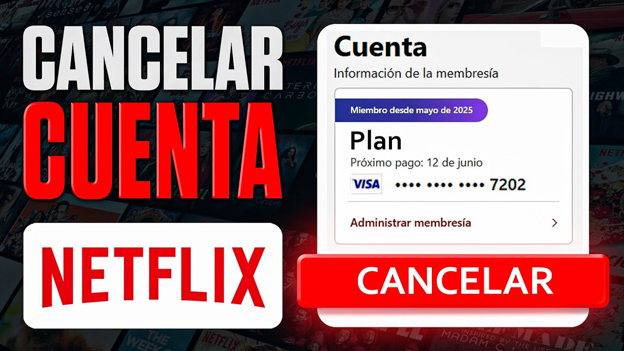 Cómo Cancelar la Suscripción de NETFLIX (2026) Cancelar tu Cuenta de NETFLIX