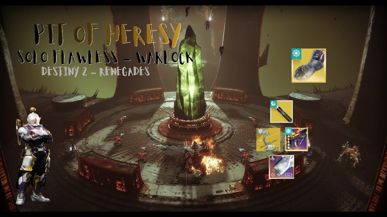 Destiny 2 | Pit of Heresy Solo Flawless - Warlock | Renegades