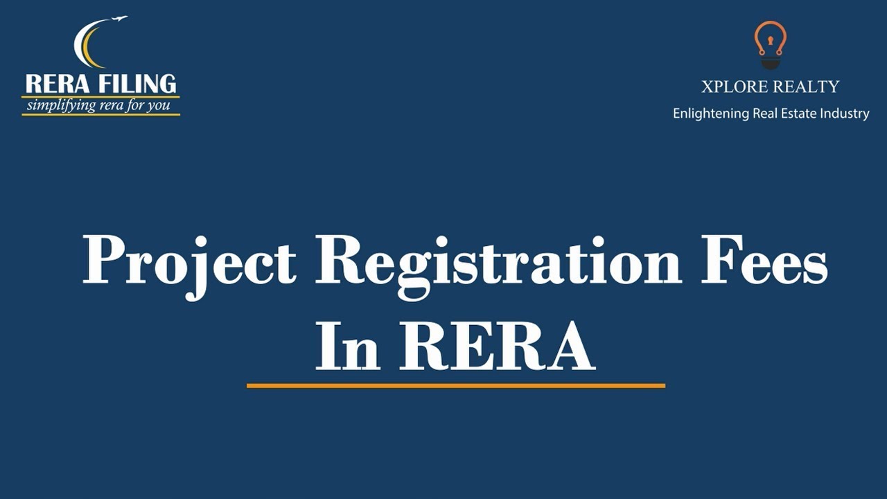 Project Registration Fees in RERA