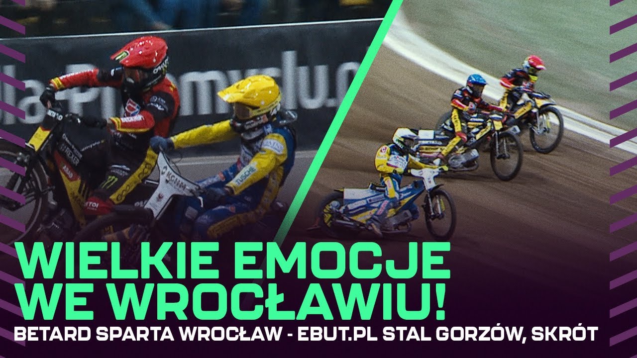 SZLAGIER NIE ZAWIÓDŁ! SPARTA WROCŁAW - STAL GORZÓW, SKRÓT MECZU