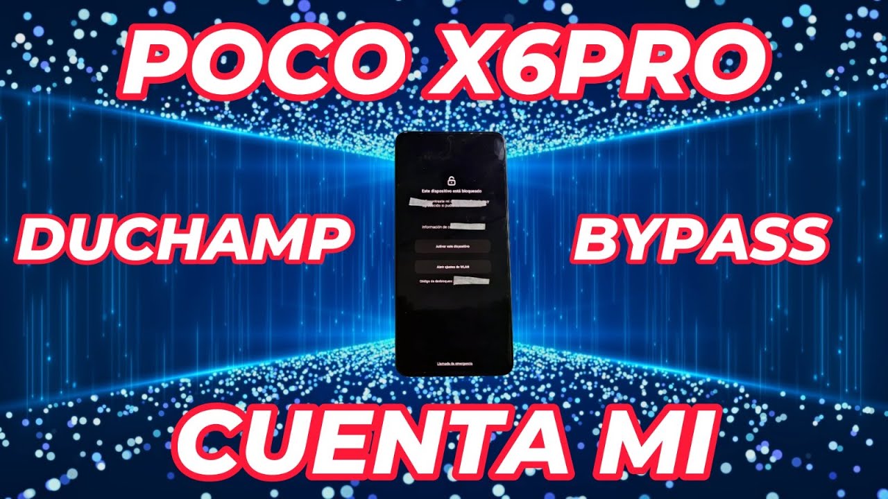 Xiaomi Poco X6PRO Cuenta MI Bypass / Instalacion Rom Eng