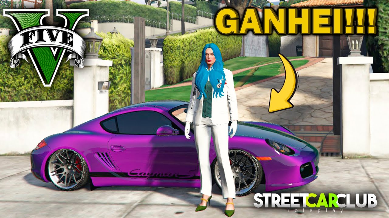 Ganhei uma PORSCHE CAYMAN ft@Maicosoft - MOSTREI um dia de SERVIÇO no HP- GTA RP - STREET CAR CLUB
