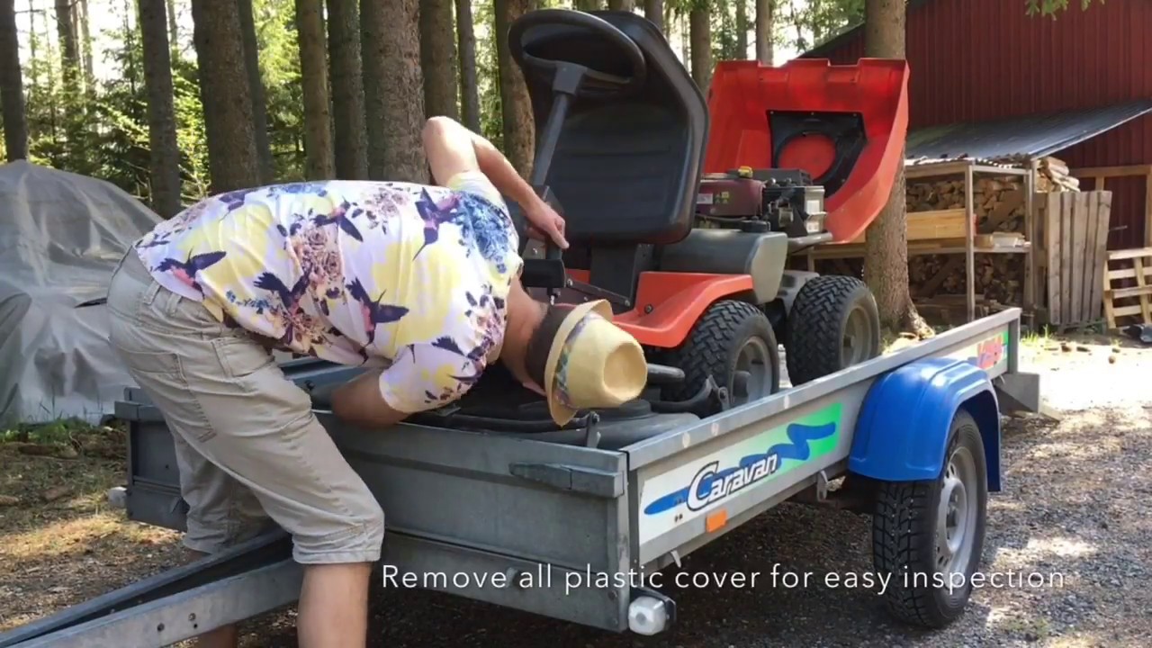 Husqvarna Rider 13 RS checkup and first mowing
