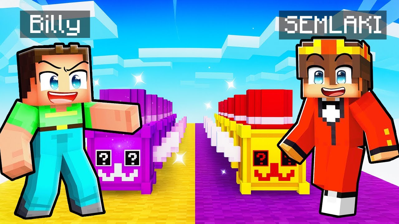 Wir spielen ein ADMIN BRAINROT LUCKY BLOCK RENNEN in Minecraft!