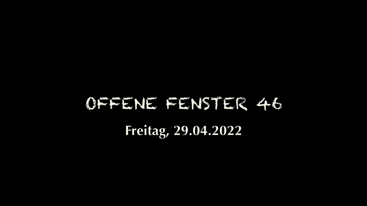 OFFENE FENSTER 46 (complete) - Christian Grosch - free improvisation piano concert