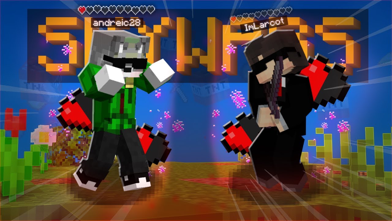 L-am Batut pe AndreiC28 pe Minecraft SkyWars