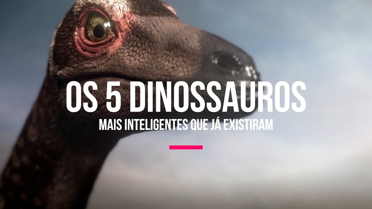 Os 5 dinossauros mais inteligentes da hist&oacute;ria!